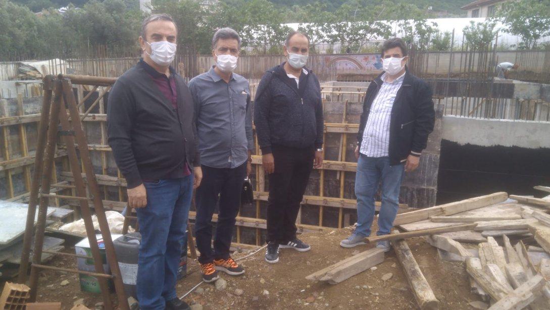 Teşvikiye Cumhuriyet İlkokulu / Ortaokulu Ek Bina İnşaatı İncelendi