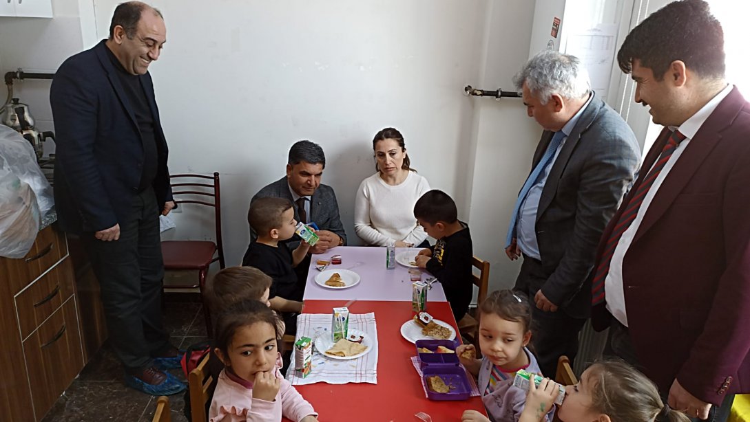 Koruköy İlkokulu Okul Öncesi ücretsiz beslenme denetimi
