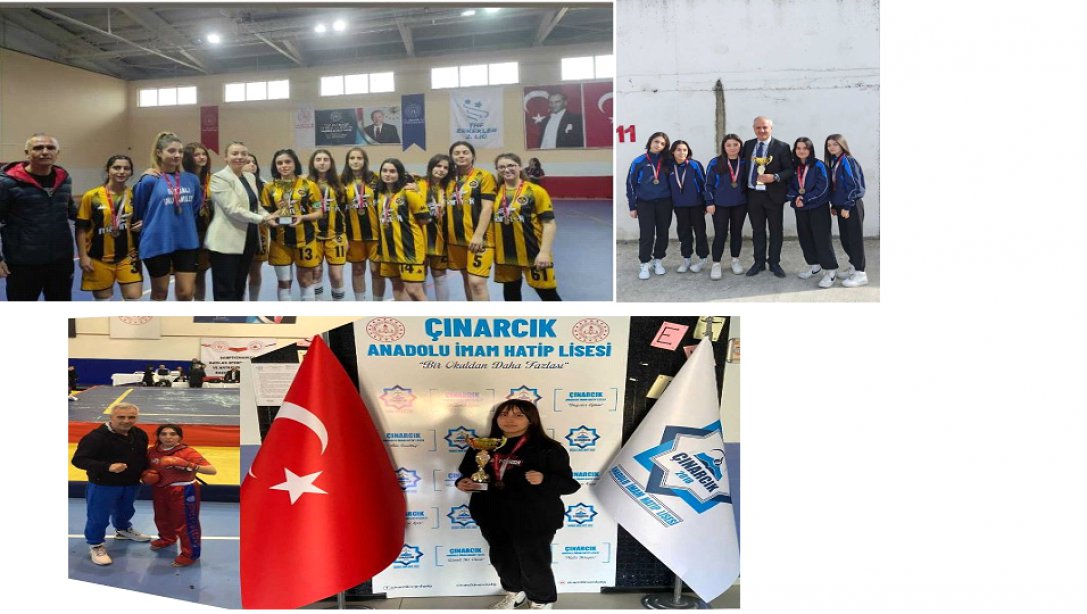 Çınarcık Anadolu Lisesi ve Çınarcık Anadolu İmamHatip Lisesi okullarımızdan başarılar gelmeye devam ediyor.